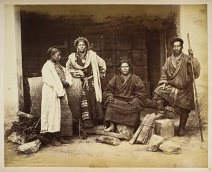 Grupa Bhooteas, Darjeeling, z „Widoków Darjeeling”