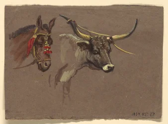Rysunek, Studia z Włoch, 1872-73