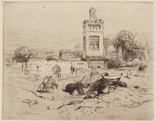 Ruiny meczetu, Tlemcen, Algieria