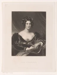 Portret van Sarah Garay Lyndhurst Lady Lyndhurst (tytuł na obiekcie)