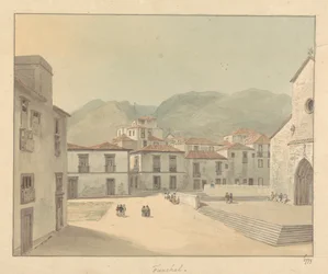 Funchal, Madera: plac z kościołem