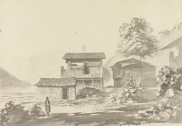 W wiosce niedaleko Tassisudon [Tashicho Dzong]
