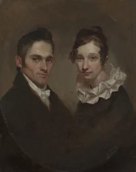 Wielebny Hiram Bingham i Sybil Moseley Bingham (1789-1869; 1792-1848)