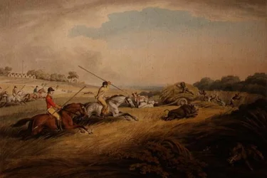 The Hog Chase - Across Fields, z „Kolekcji brytyjskich nadruków sportowych Orme”