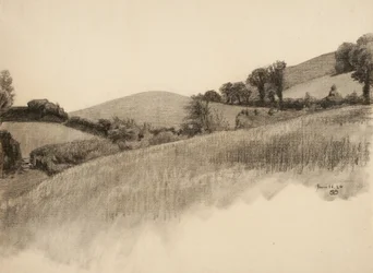 Krajobraz wiejski, 1884