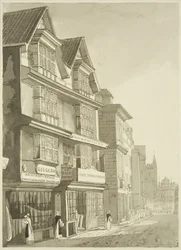 South Side, Wine Street (ołówek i akwarela na papierze)