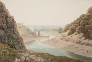 Avon i Old Hotwell House ze Skał św. 1825