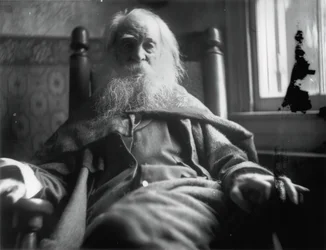 Walt Whitman w Camden, NJ, c. 1891.