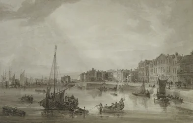 Port Margate, 1806 (brązowy rozmyty na graficie)