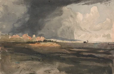 W Hailsham, Sussex: zbliża się burza
