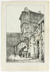 Ancien Palais, Bamberg, na podstawie faksymili szkiców wykonanych we Flandrii i Niemczech