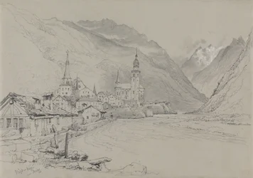 Visp lub Viege, niedaleko Brig
