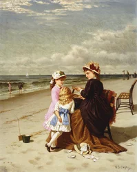 Nad brzegiem morza, 1881