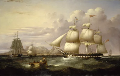 Statek handlowy Kompanii Wschodnioindyjskiej "Euphrate", zbudowany w Liverpoolu (Anglia) w 1834 roku,