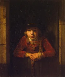 Chłopiec wyglądający przez okno, ok. 1647