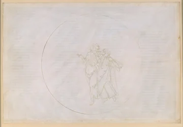 „Boska komedia”, „Raj”, pieśń XV. Piąta sfera planetarna (niebo Marsa): Cacciaguida, przodek rodu Alighieri, opowiada Danteemu o swoich przodkach w dawnej Florencji
