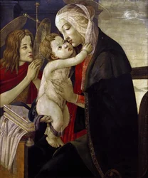 Madonna z Dzieciątkiem z Dzieciątkiem Św. Jan, ok. 1485-1490.