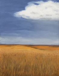 Amber Waves, 2025 (akryl na płótnie)