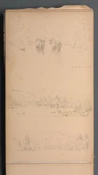 Szkicownik, strona 07: "Carter Mt () 28 sierpnia"