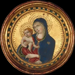 Madonna z Dzieciątkiem, połowa XV wieku.
