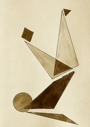Balansująca figura geometryczna
