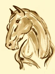 Majestatyczny portret konia