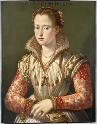 Portret młodej kobiety