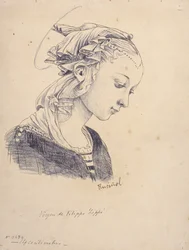 Popiersie z „Madonny z Aniołami” Filippo Lippi