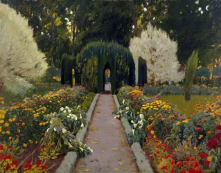 Ogród w Aranjuez. Gloriette II