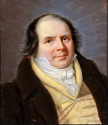 Portret korpulentnego człowieka z Genesis Bourgeoisie Obraz Santo Panario (1786-1871) Genes, Galeria Sztuki Współczesnej