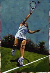 Sportsmenka, 2009 (akryl)