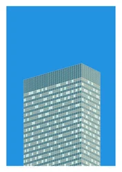 390 Park Avenue, NYC, 2014 (grafika giclee)