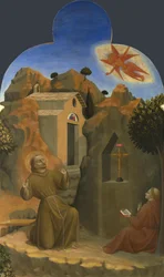 Stygmatyzacja św. Franciszka z ołtarza Borgo del Santo Sepolcro, 1437-1444