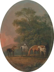 Klacze i źrebięta [1795, Royal Academy of Arts, Londyn, katalog wystawy]