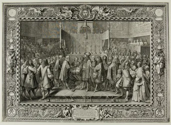 Odnowienie sojuszu między Francuzami a Szwajcarami w 1663 r.