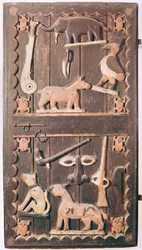 Drzwi Pałacu Królewskiego Abomey, Benin