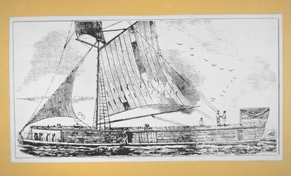Mississippi Keel łódź (grawerowanie)