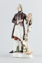 Stylistka, figura męska (porcelana)