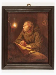 Filozof w medytacji (gwasz na papierze)