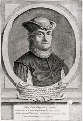 Portret Barucha lub Benedykta Spinozy (1632-77), holenderskiego filozofa (rycina)