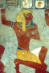Ancient Egypt, Painting, Tomb of Rameses I, Thebes