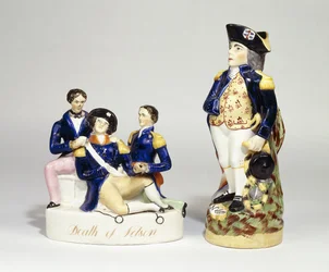 Grupa portretowa Staffordshire na temat śmierci Nelsona