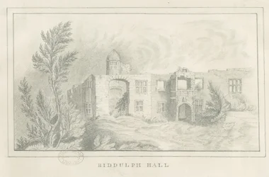 Biddulph Hall (stary): rysunek ołówkiem, bd [?1830] (rysunek)