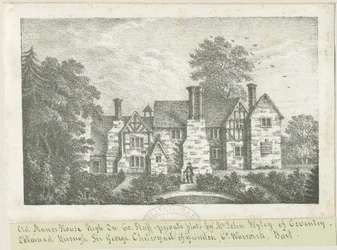 High Onn - Old Manor House: litografia i [?XIX w.] (druk)