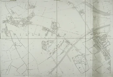 Mapa Willesden, Londyn (lito)