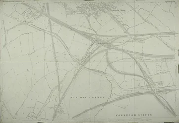 Mapa Willesden, Londyn (lito)
