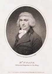 Mr. Heath, Historical Engraver to the King, pub. for the Proprietors of Monthly Mirror, by T. Bellamy