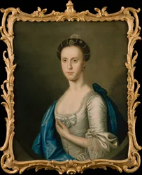 Portret damy (olej na płótnie)