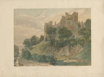 Zamek Tamworth: rysunek akwarelowy, II [?XIX w.] (malarstwo)