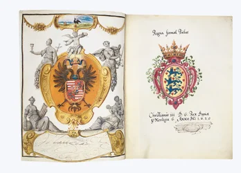 Strony z Albumu Amicorum Philippa Hainhofera